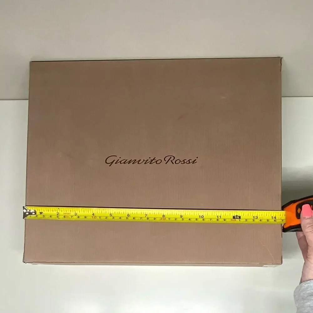 Gianvito Rossi | Shoe Box/2 Dist Bags | Tan | W14.5 x H11.75 x D4 in